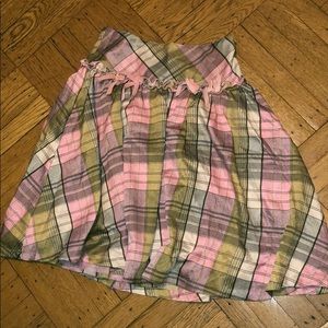Girls Childrens Place Long plaid  Skirt